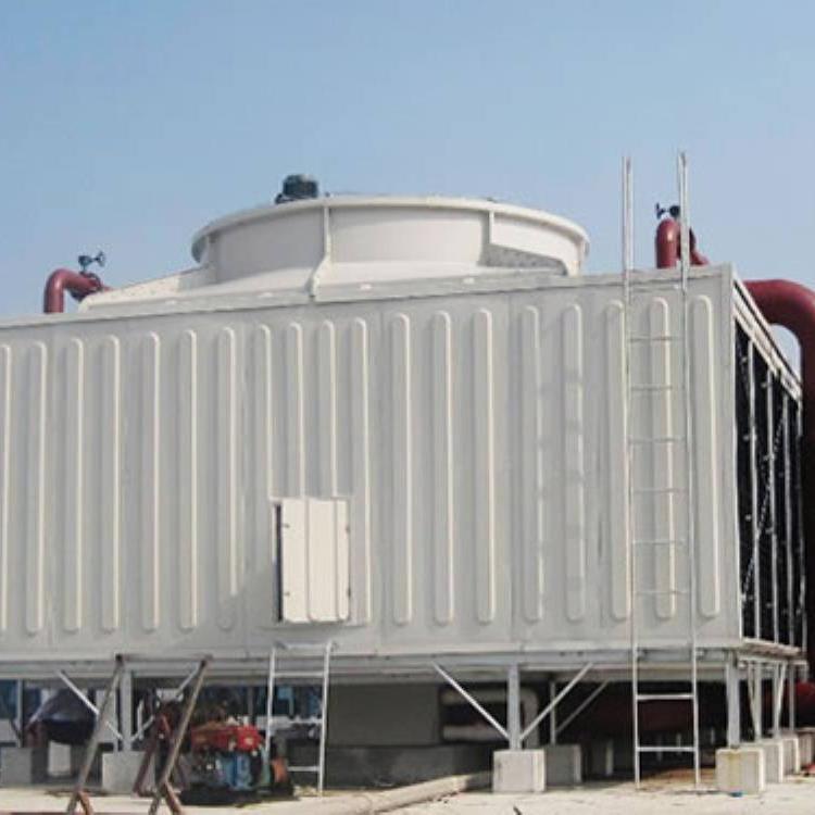 玻璃鋼冷卻塔 圓形橫流玻璃鋼冷水塔現(xiàn)貨直發(fā)