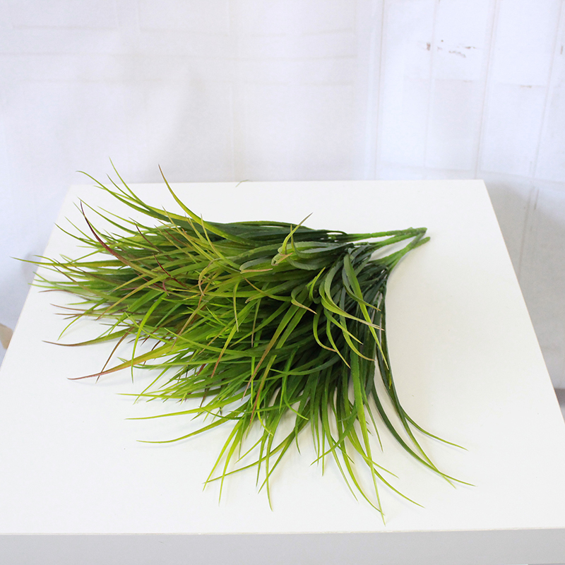 供應(yīng)用于仿真植物墻的人造雙色細(xì)草仿真植物綠植園藝綠化
