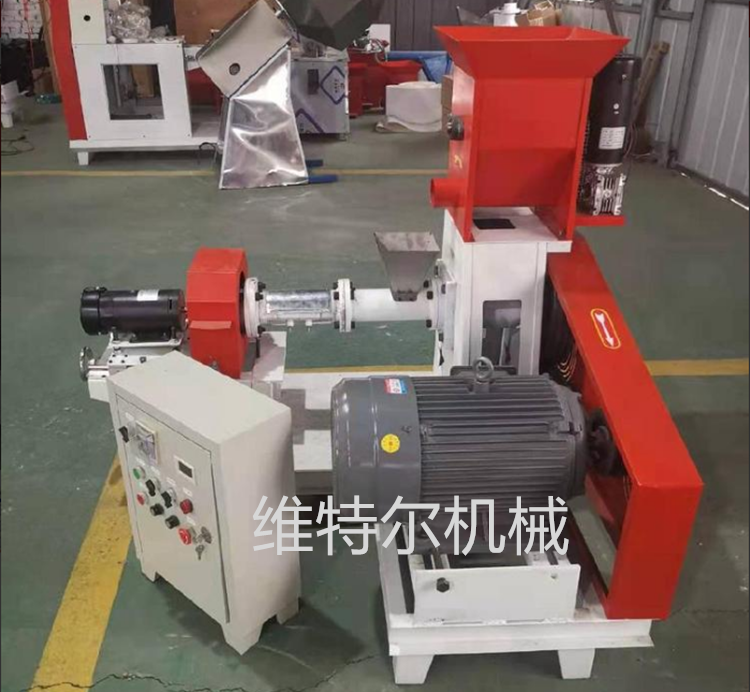 寵物飼料膨化顆粒機(jī) 批發(fā)單螺桿顆粒飼料機(jī) 小麥飼料顆粒膨化機(jī)