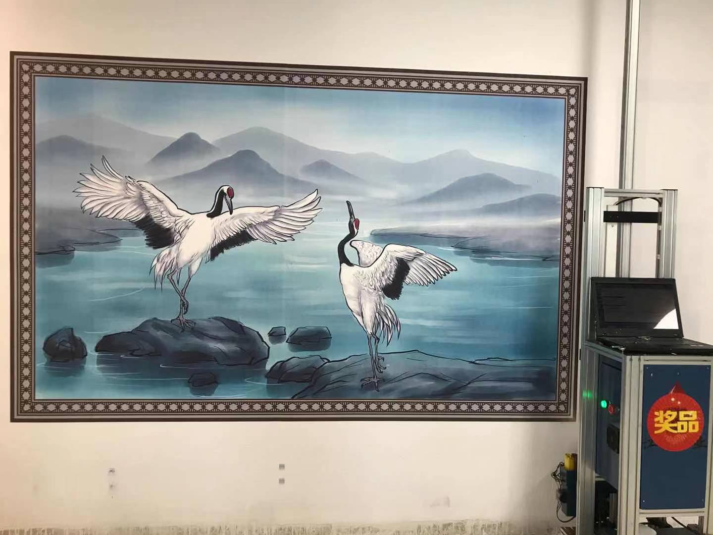 廣告賺錢墻體噴繪機(jī)彩繪機(jī)創(chuàng)業(yè)機(jī)器