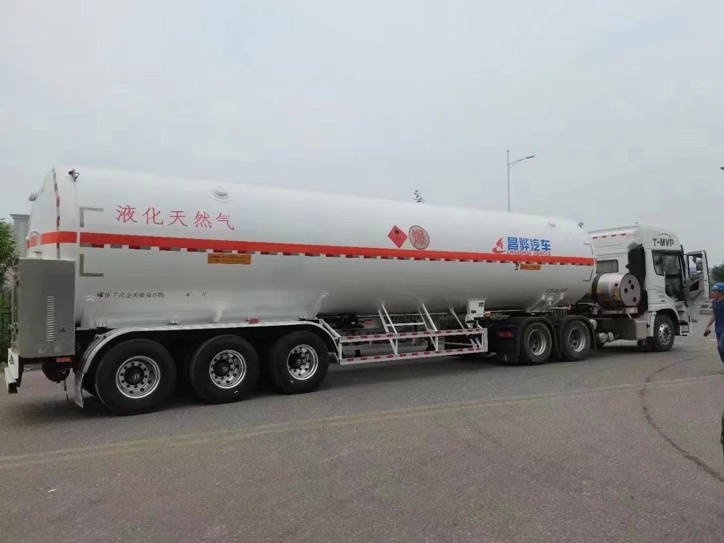 河北昌驊LNG天然氣運輸車價格 河北昌驊L二手lng天然氣運輸車