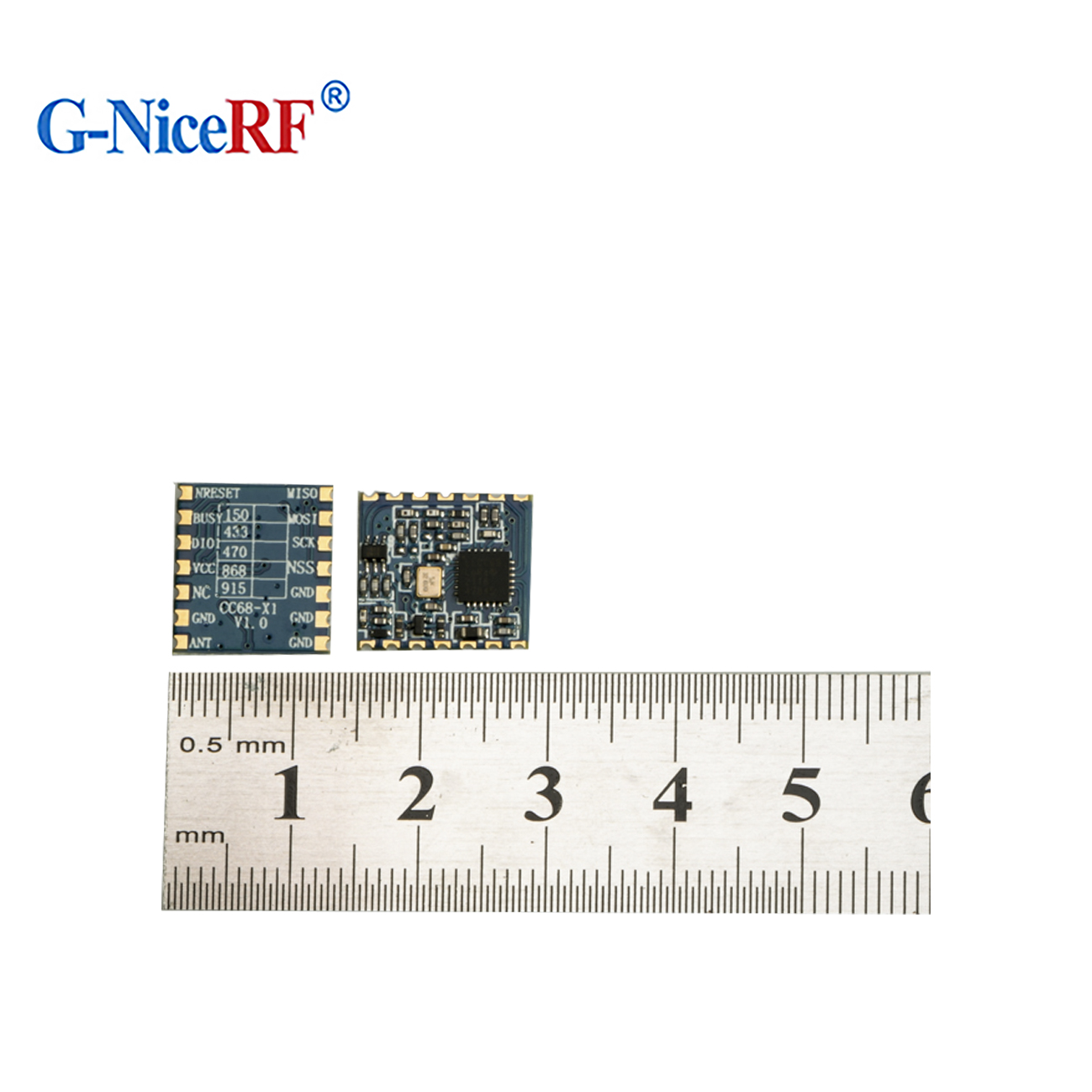 迷你體積、低成本160mW LoRa無(wú)線收發(fā)模塊LoRa-CC68-X1