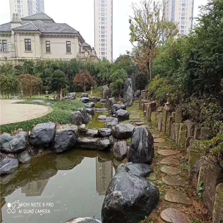 黑山石假山工程造價 黑山石假山定制 黑山石假山工程用石