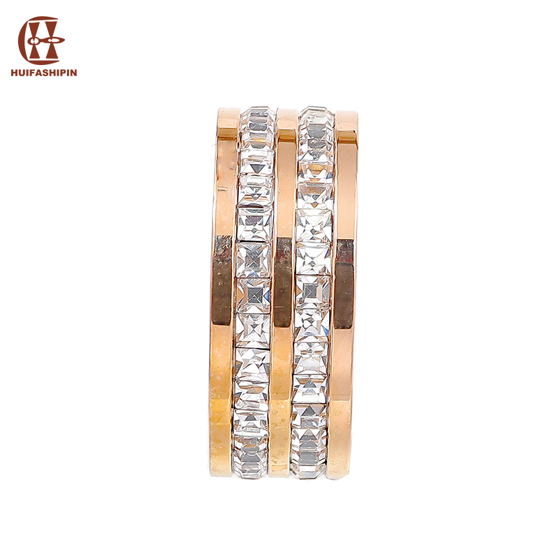 時尚雙排戒指廠家供應 簡約新款 定制價格實惠