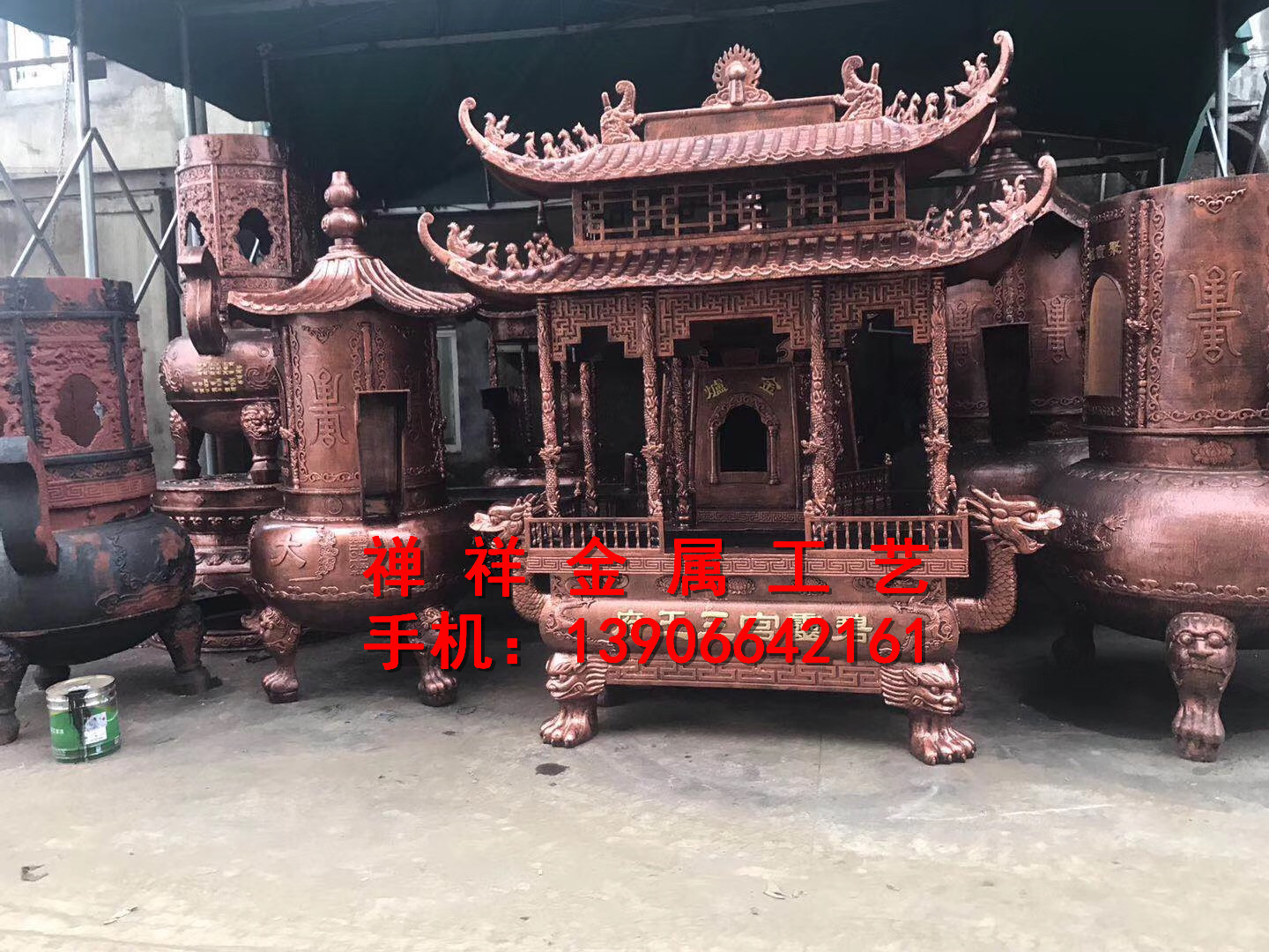 B25-八龍柱二層六獸香爐供應(yīng)商  B25-八龍柱二層六獸香爐廠家