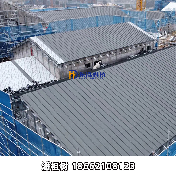 0.7mm厚進(jìn)口鈦鋅板 25-430型萊茵鋅克鈦鋅板 暗扣式雙鎖邊鈦鋅屋面瓦