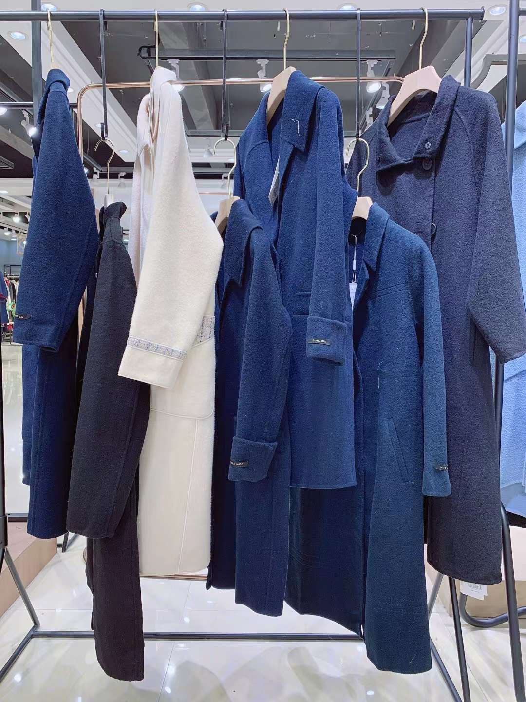 衣熏雙面羊絨大衣2021冬裝當(dāng)季新款精 品女裝直批一手貨源