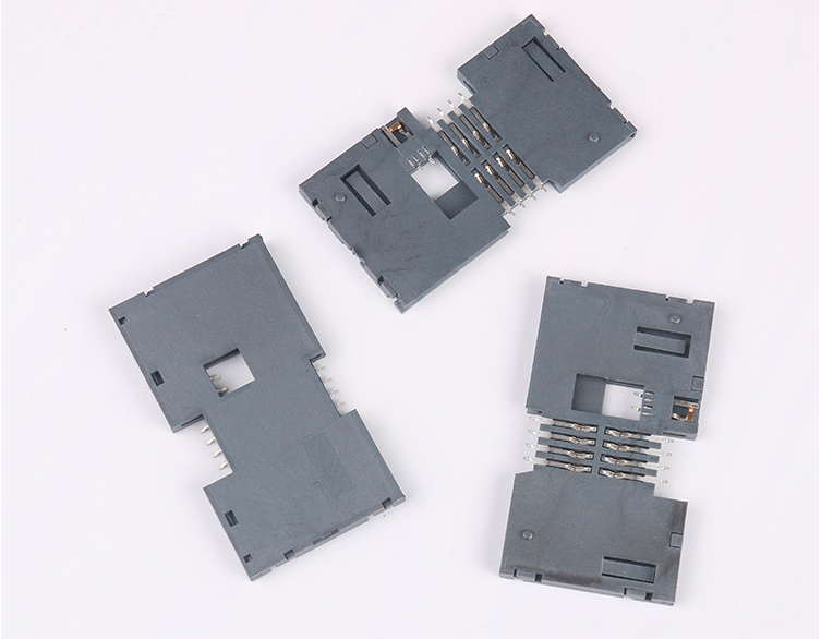 IC卡座超薄SmartCard卡座 工字形SMART CARD卡座 貼片ic卡座連接器