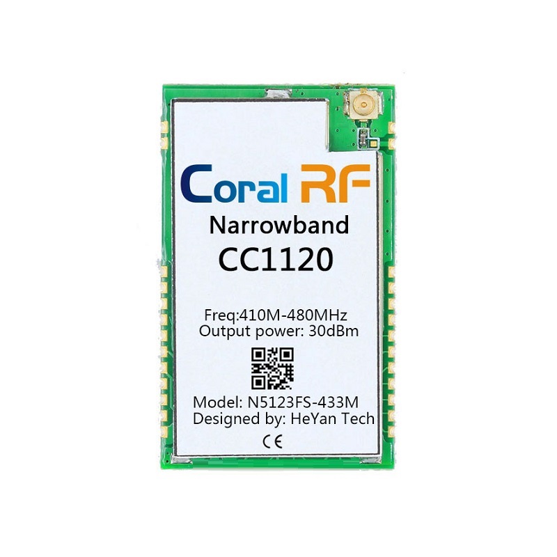 CC1120大功率遠距離 低功耗窄帶 組網(wǎng) iot 串口模塊 868mhz N513FS-868M