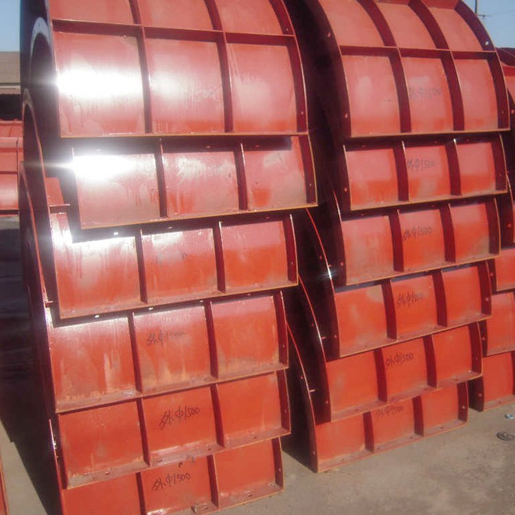 橋梁圓柱模板租賃 長度6000mm-6500mm 適用于水利工程行業(yè) 橋梁鋼模板