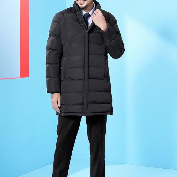 定做羽絨服男士冬季加厚90白鴨絨 女款羽絨棉工作服