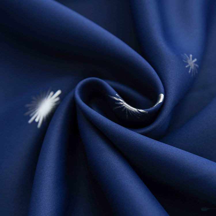 北京簡約客廳加厚遮光窗簾定制客廳窗簾布批發(fā)品牌銷售 星辰