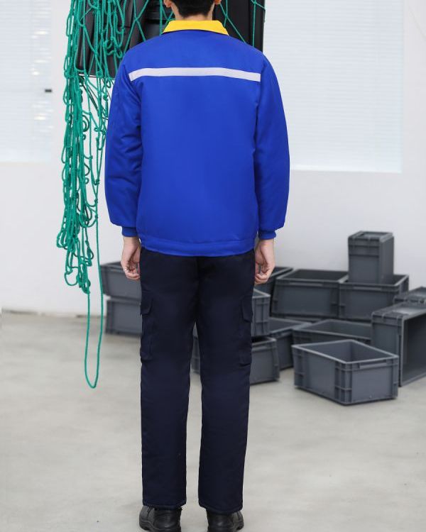 全工藝帆布冬勞保工作服 加厚耐磨汽修棉服 防寒保暖工廠車間棉襖