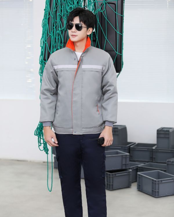 全工藝帆布冬勞保工作服 加厚耐磨汽修棉服 防寒保暖工廠車間棉襖