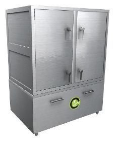 高端商用雙門電磁蒸飯柜24p