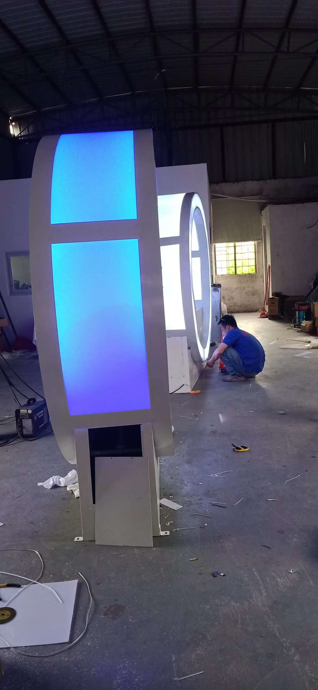 劃船機(jī) 互動(dòng)燈光裝置 互動(dòng)美陳裝置 單車互動(dòng)裝置