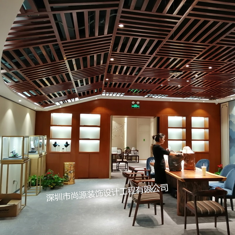 尚源珠寶展柜定制,翡翠店設(shè)計(jì)裝修