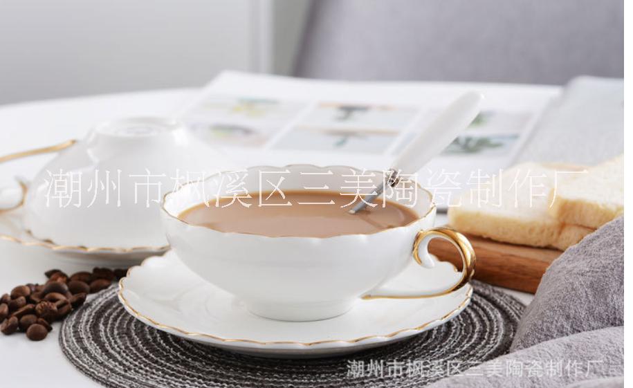 骨瓷杯子杯碟-陶瓷杯碟-咖啡杯碟