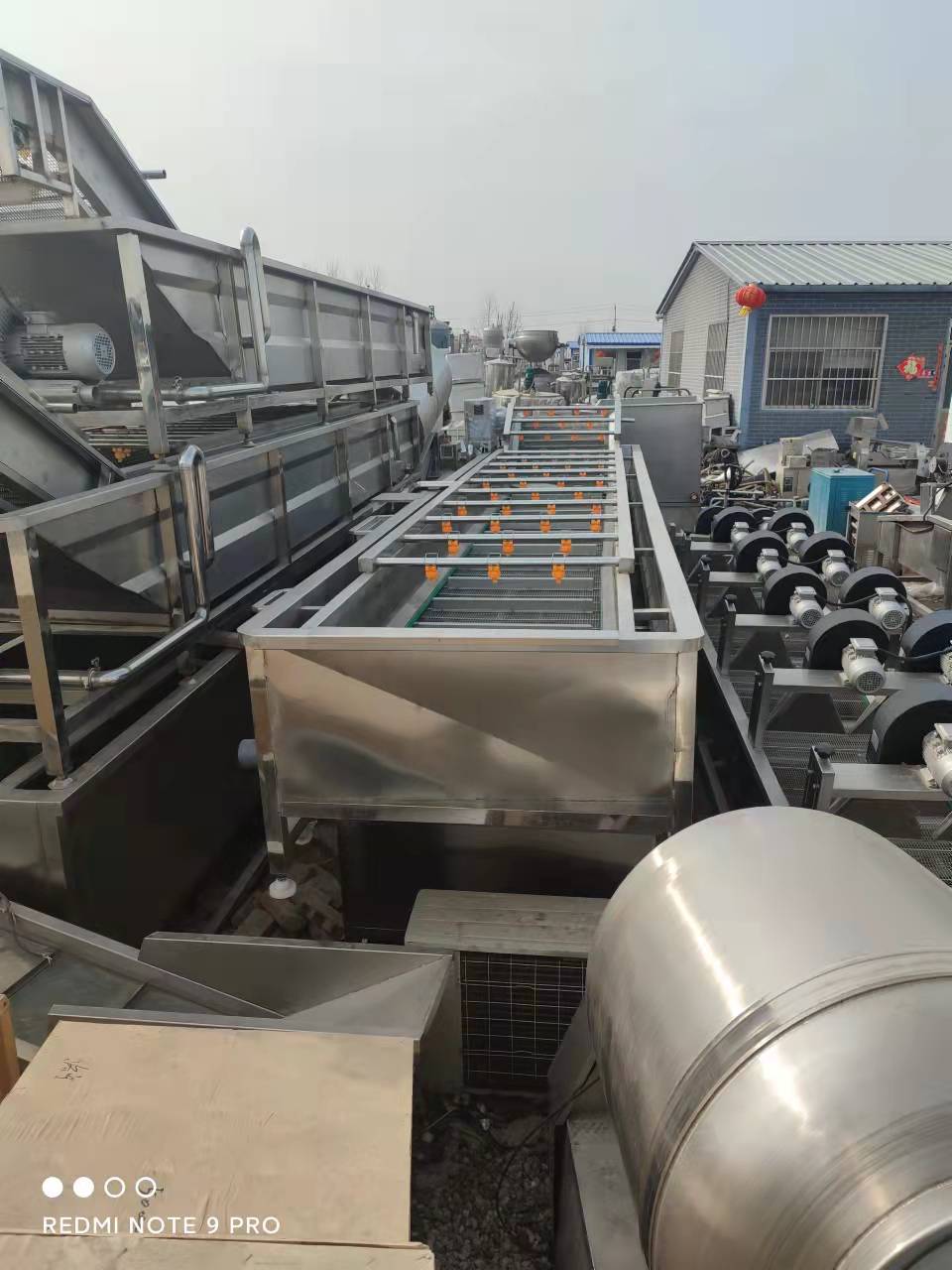 二手氣泡清洗機 二手果蔬清洗機 二手高壓噴淋清洗機 4米6米10米可加工定制 鵬達回收