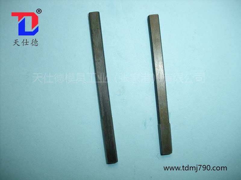 天仕德品牌模具配件廠家 鈹銅螺牙精車 非標牙距成型牙磨牙 來圖定做扁放電牙