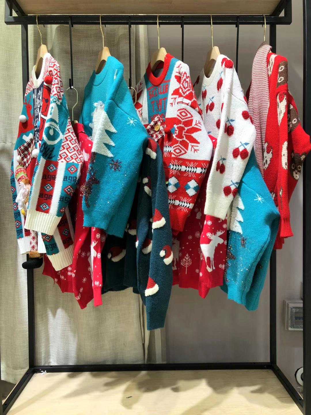 吉米小熊藍標系列第三批品牌毛衣女裝專柜正 品女裝尾貨庫存走份批發(fā)