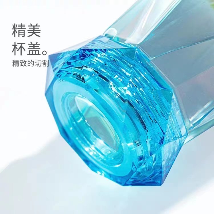鴻皓創(chuàng)意鉆石水杯 禮品水杯  廣告 糖果色 無(wú)鉛玻璃隨手水杯廠家,定制, 發(fā)貨，水杯定制
