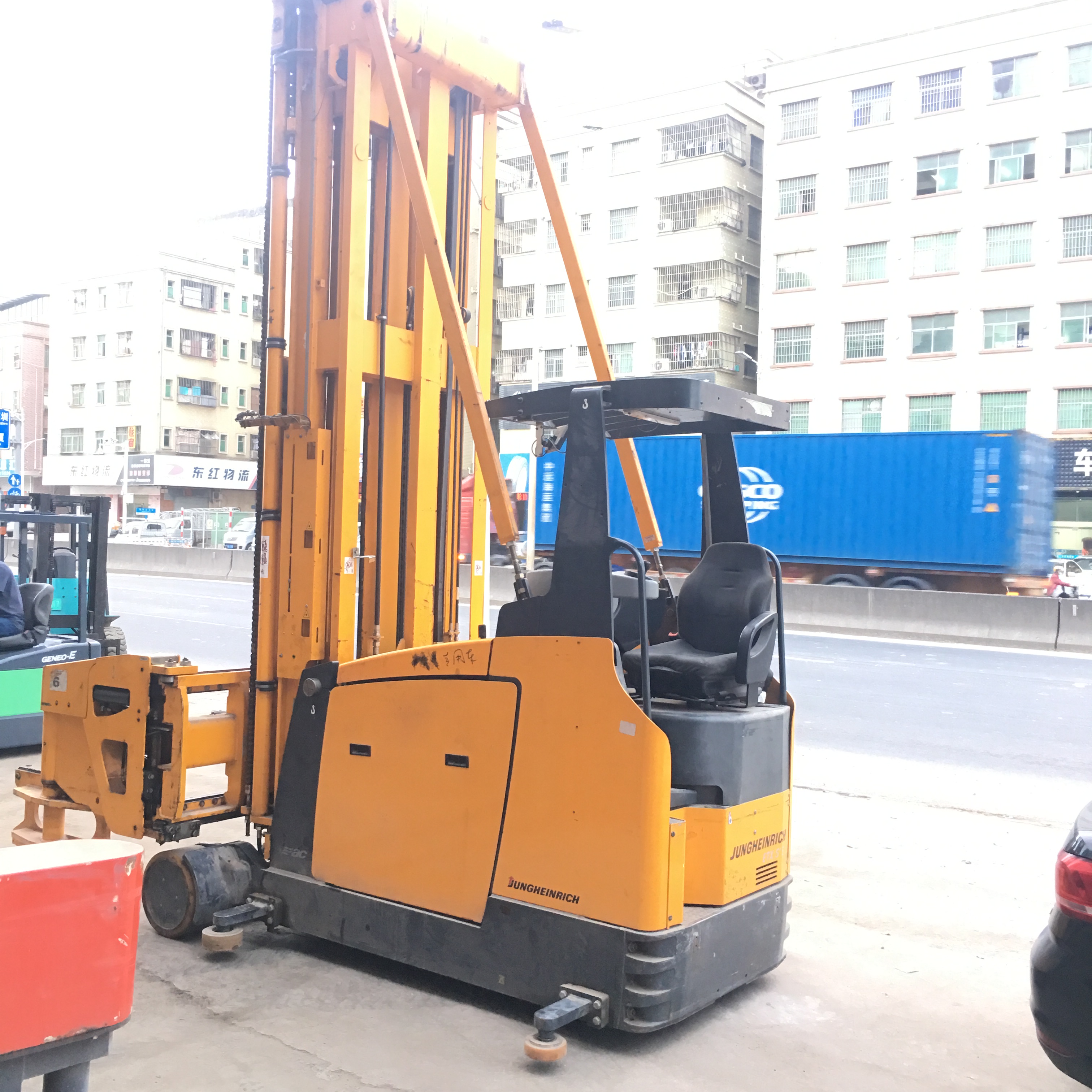 升高10米*力窄通道叉車 10米三向叉車