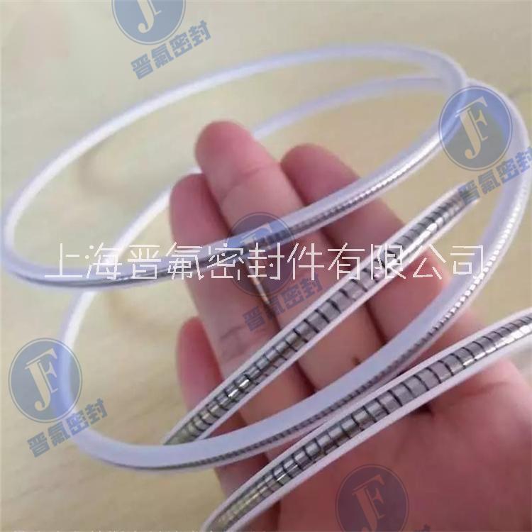 端面外開口泛塞封  四氟耐高溫耐磨平面彈簧密封圈