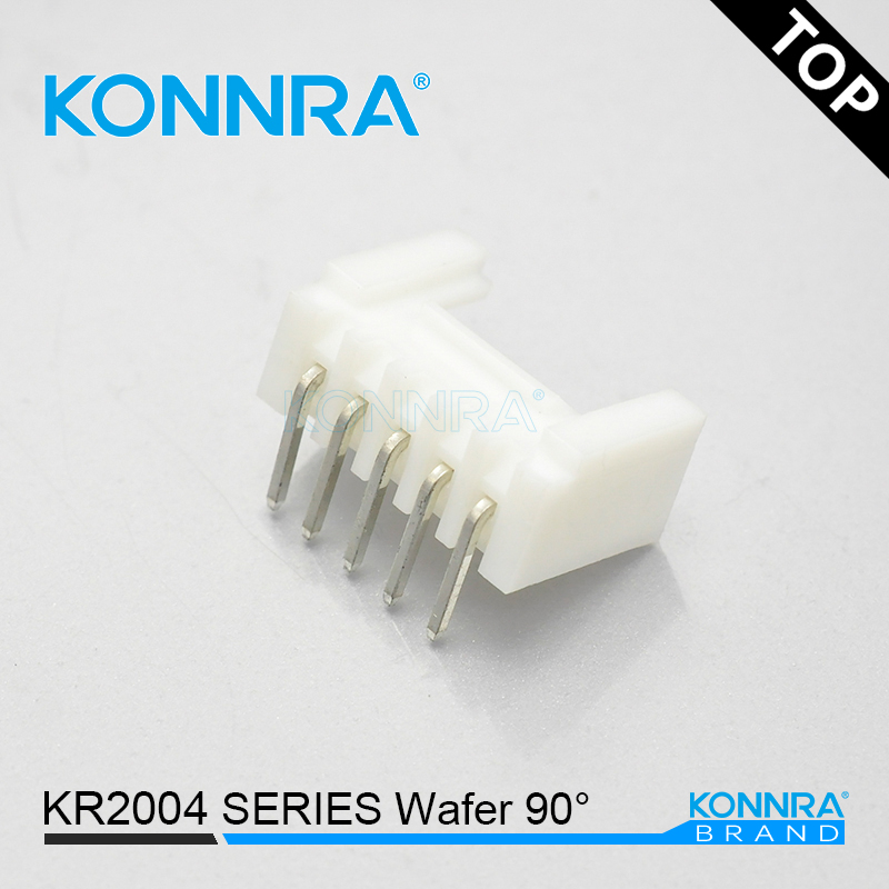 康瑞KONNRA KR2004 單排DIP帶扣臥式端子掃地機(jī)用連接器
