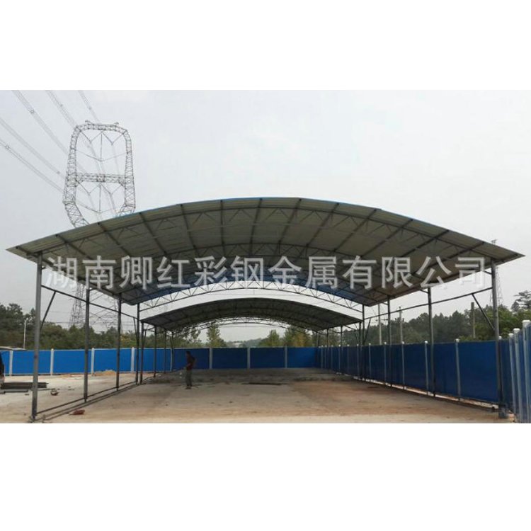 建筑工地施工鋼筋棚 防護(hù)棚 鋼筋加工棚安全通道廠家