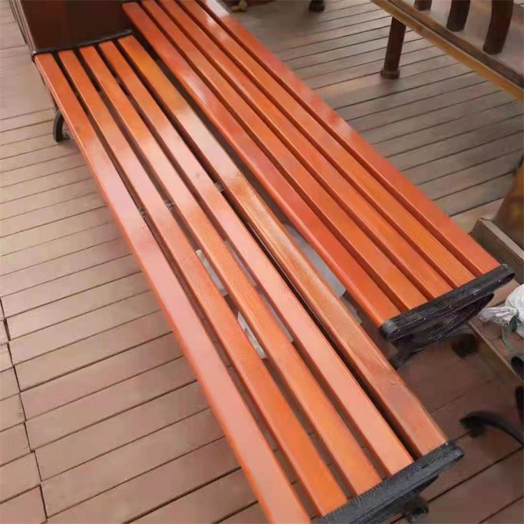 景區(qū)園林座椅 戶外實(shí)木長椅 廣場鑄鐵靠背休閑椅 星沃體育公園坐凳