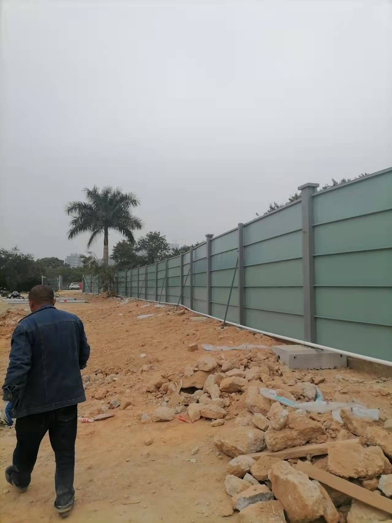 隔離圍擋 深圳A型圍擋鍍鋅工藝-羅湖地鐵圍擋施工安裝