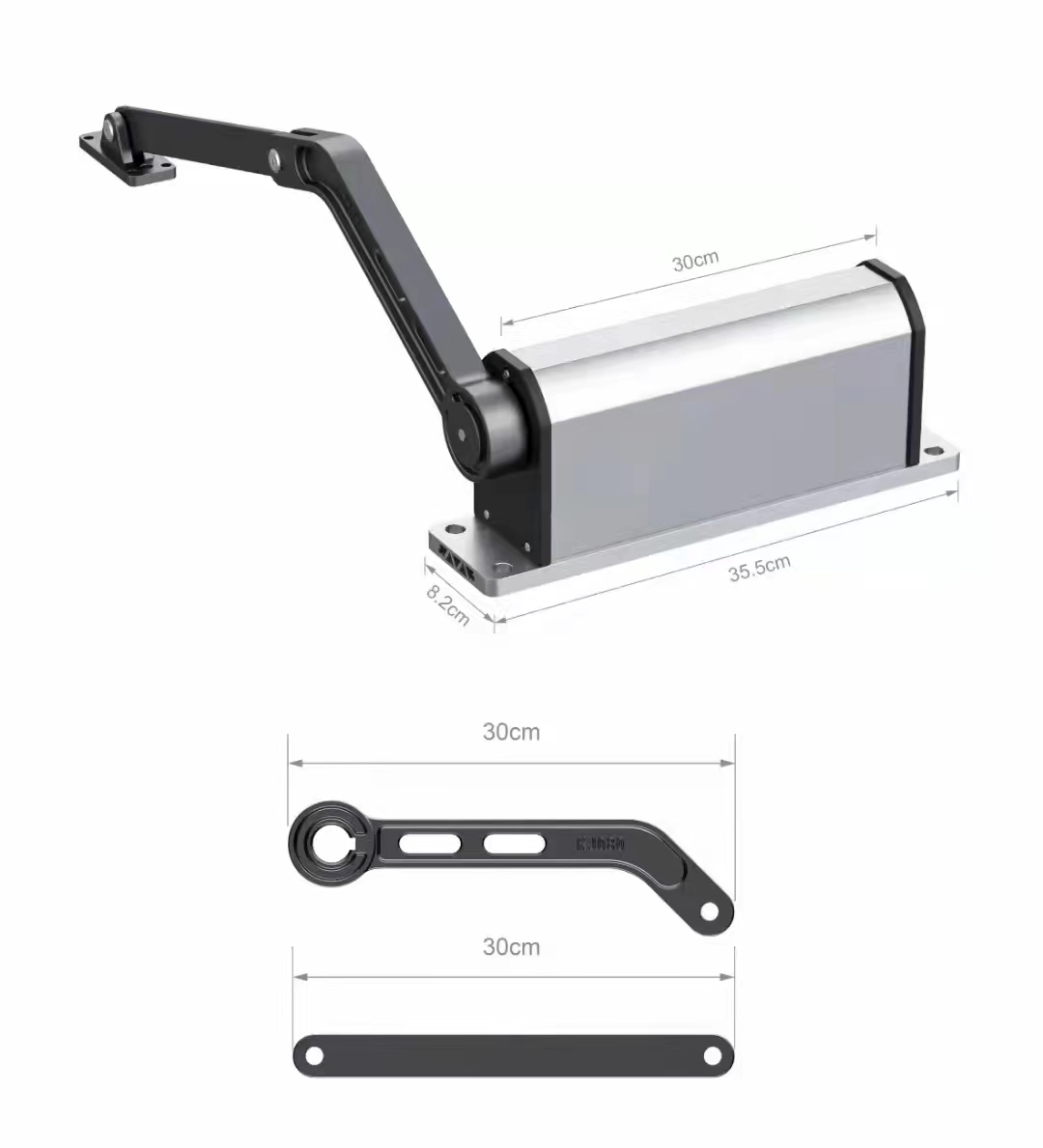 手動推拉門改自動遙控刷卡開門電機