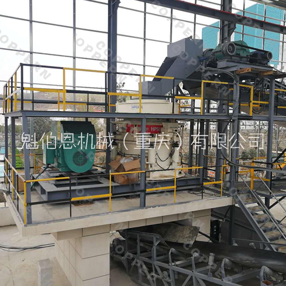 魁伯恩HP500新型多缸圓錐破碎機金屬礦山碎石現(xiàn)場工廠直銷