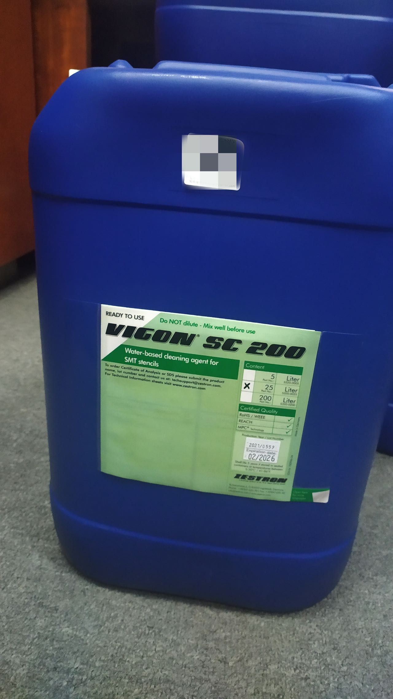 供應德國潔創(chuàng)ZESTRON Vigon SC200清洗劑
