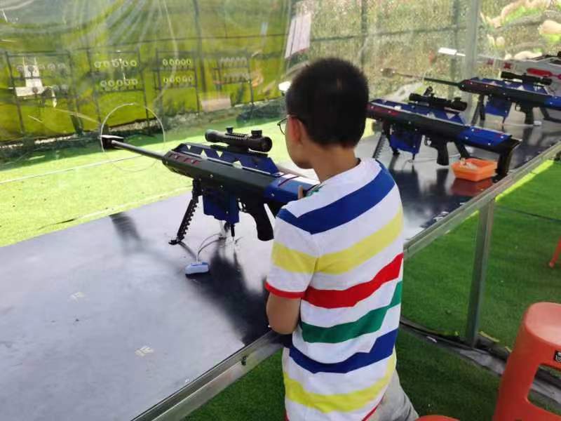 滎陽市 景區(qū)氣炮槍廠家射擊打靶游樂設備槍林彈雨氣炮槍設備