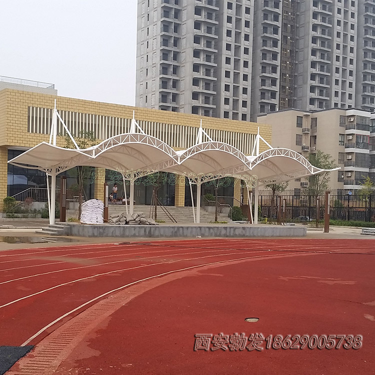 渭南看臺張拉膜雨棚工廠承包 定制價格