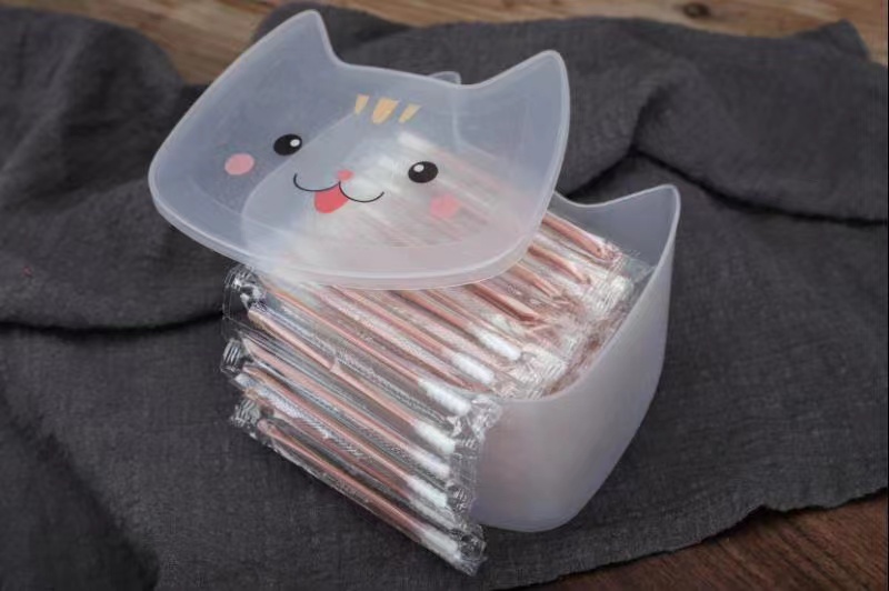 美容化妝棉簽嬰童護理棉簽耳勺清潔棉棒擠痘棉花棒牙簽牙線貼牌代工廠家