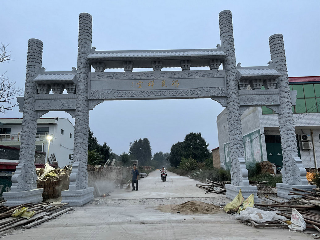石雕牌樓生產(chǎn)廠家  石雕牌樓多少錢