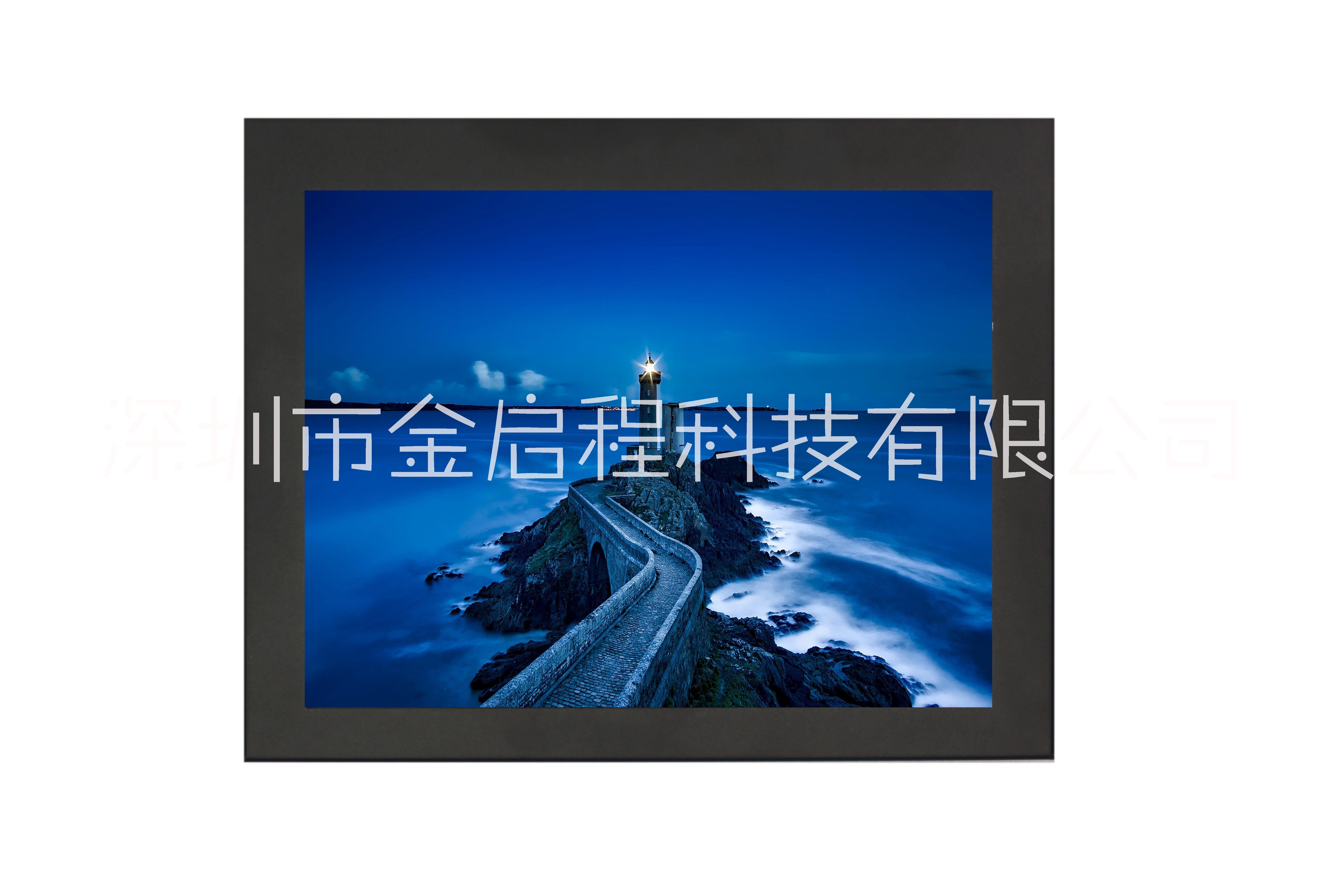 8寸500高亮電阻觸摸金屬操作臺設(shè)備自動化儀器設(shè)備配套顯示器 8寸金屬電阻觸摸顯示器