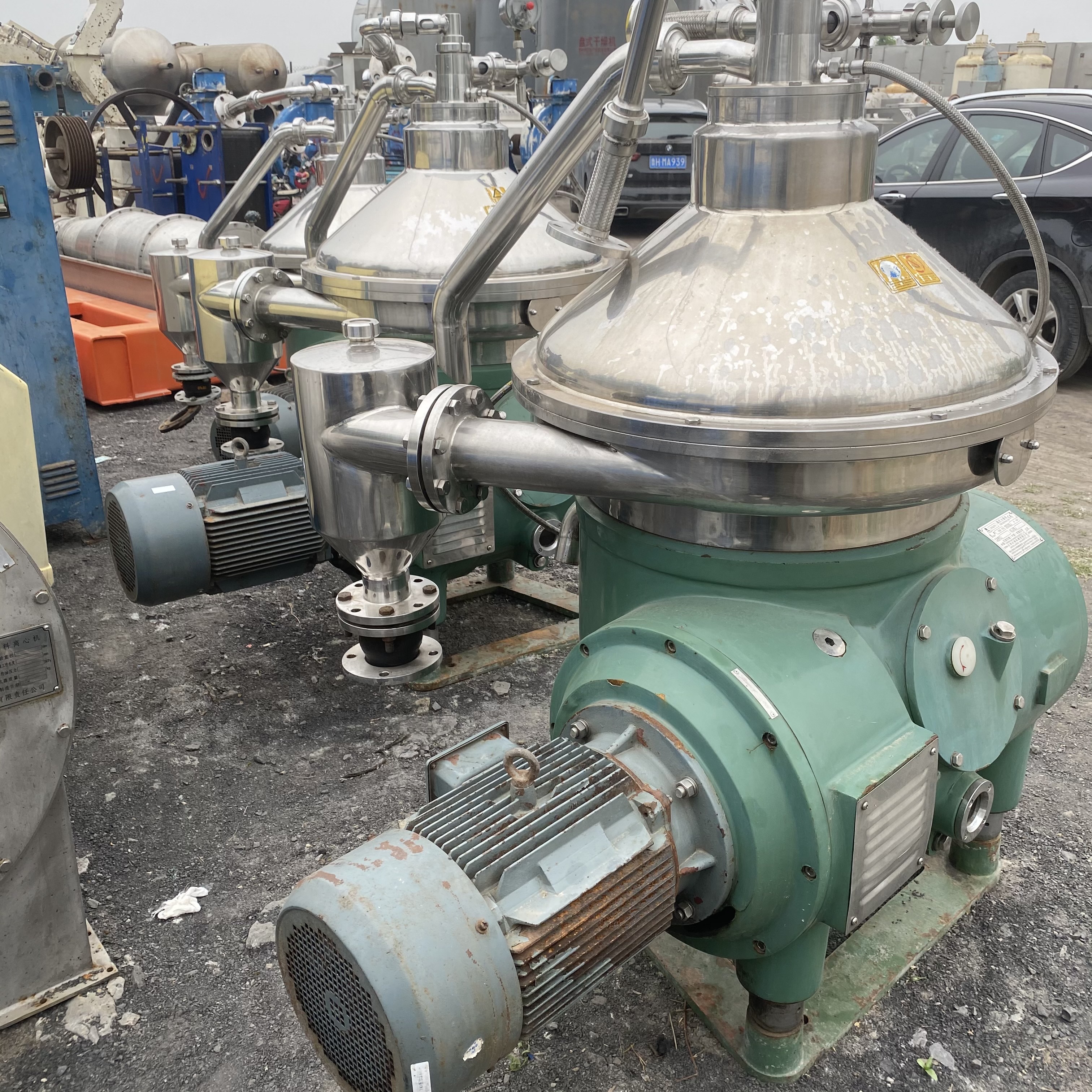 現(xiàn)貨處理DHZ470碟式離心機(jī)  450臥螺離心機(jī)