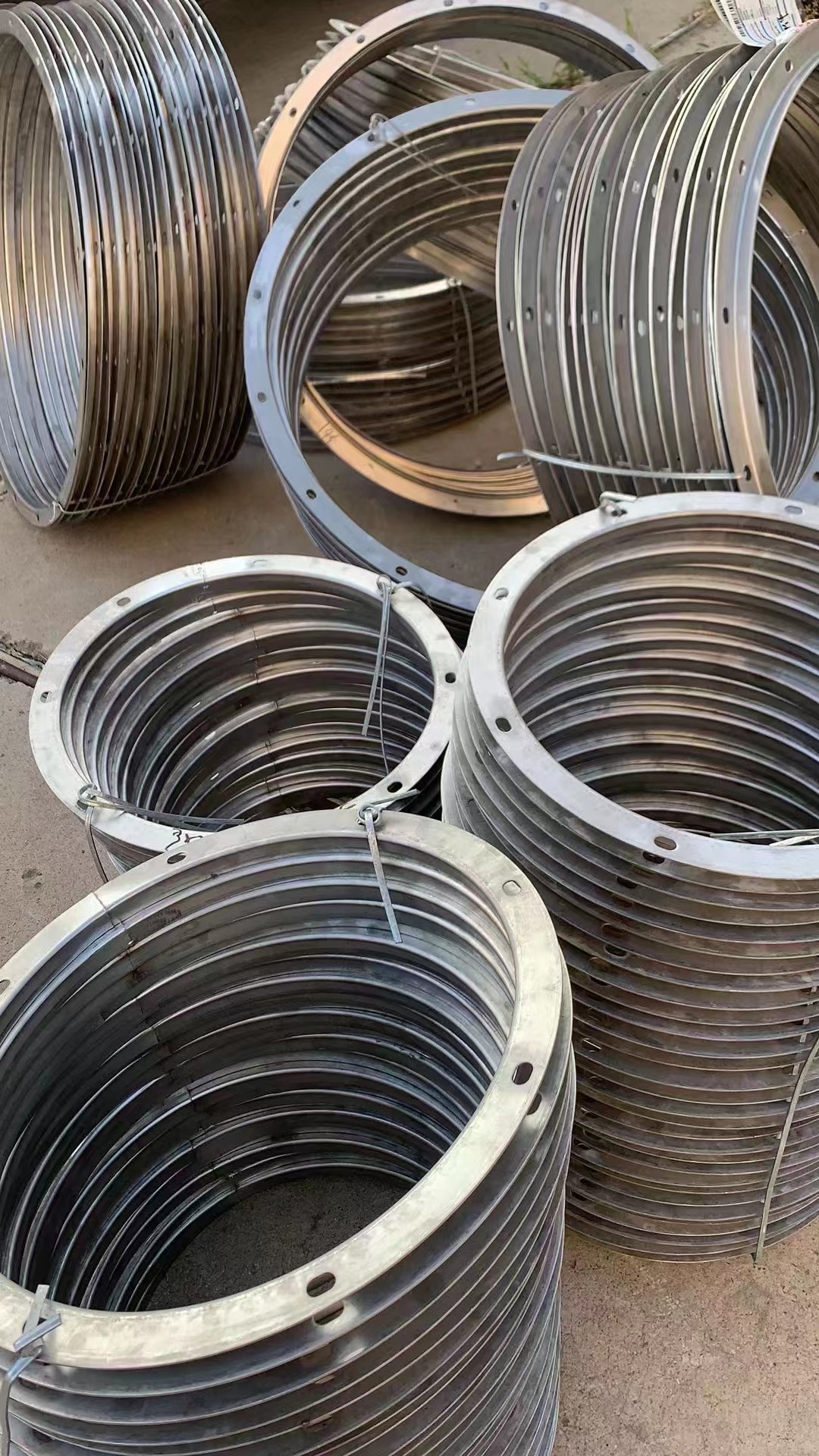 金駿寶風管法蘭圈_通風管道法蘭價錢_圓形風管法蘭定制