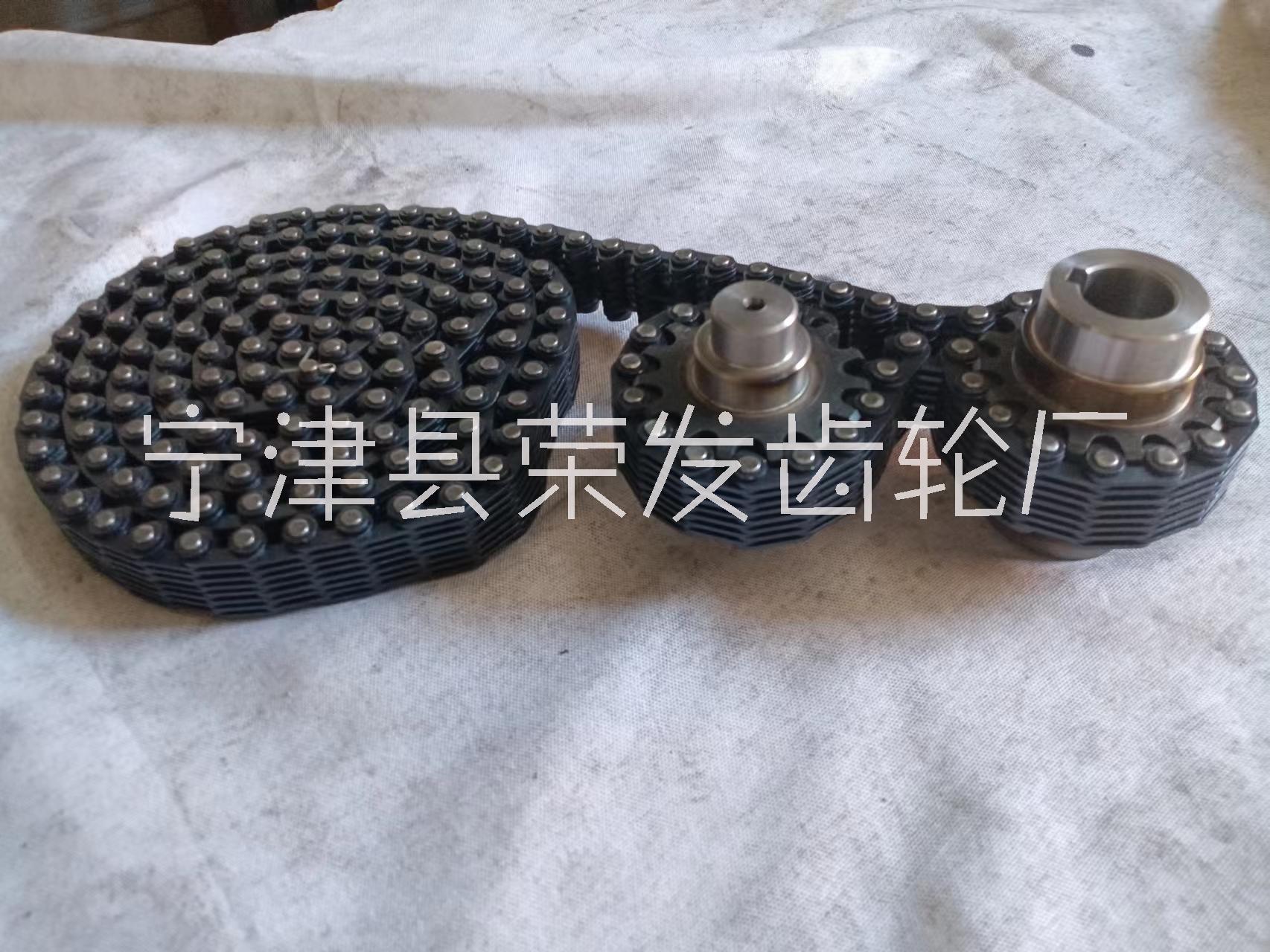 CL08 節(jié)距12.7mm 內(nèi)導(dǎo)15片無聲齒形鏈條及配套 齒形鏈輪