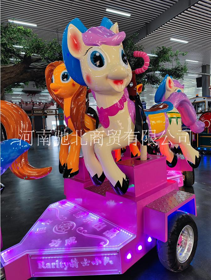 景區(qū)網(wǎng)紅小火車騎士小隊一拖五 適用于公園、廣場、商場、小馬會搖