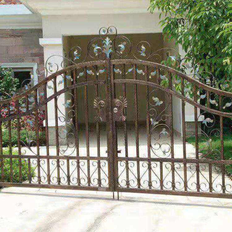 華豐河南別墅平開鐵藝門生產廠家
