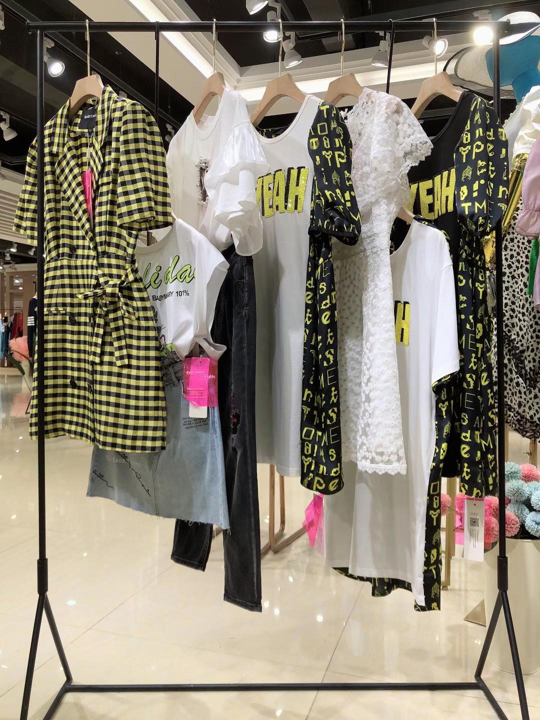 女裝直播實(shí)體貨源品寶貝瑪麗2022春品牌折扣女裝專柜撤柜走份批發(fā)貨源