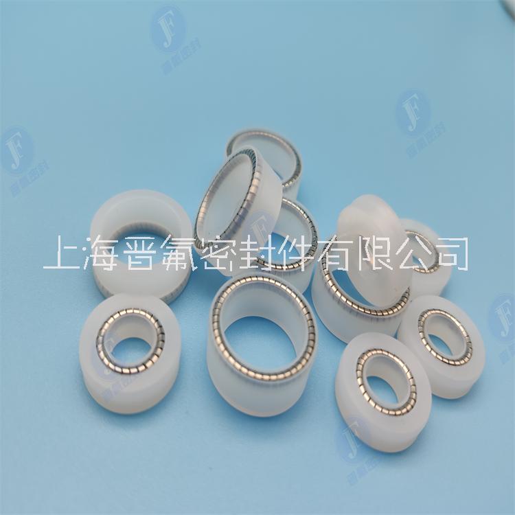 軸用泛塞封UPE超低溫彈簧蓄能密封圈