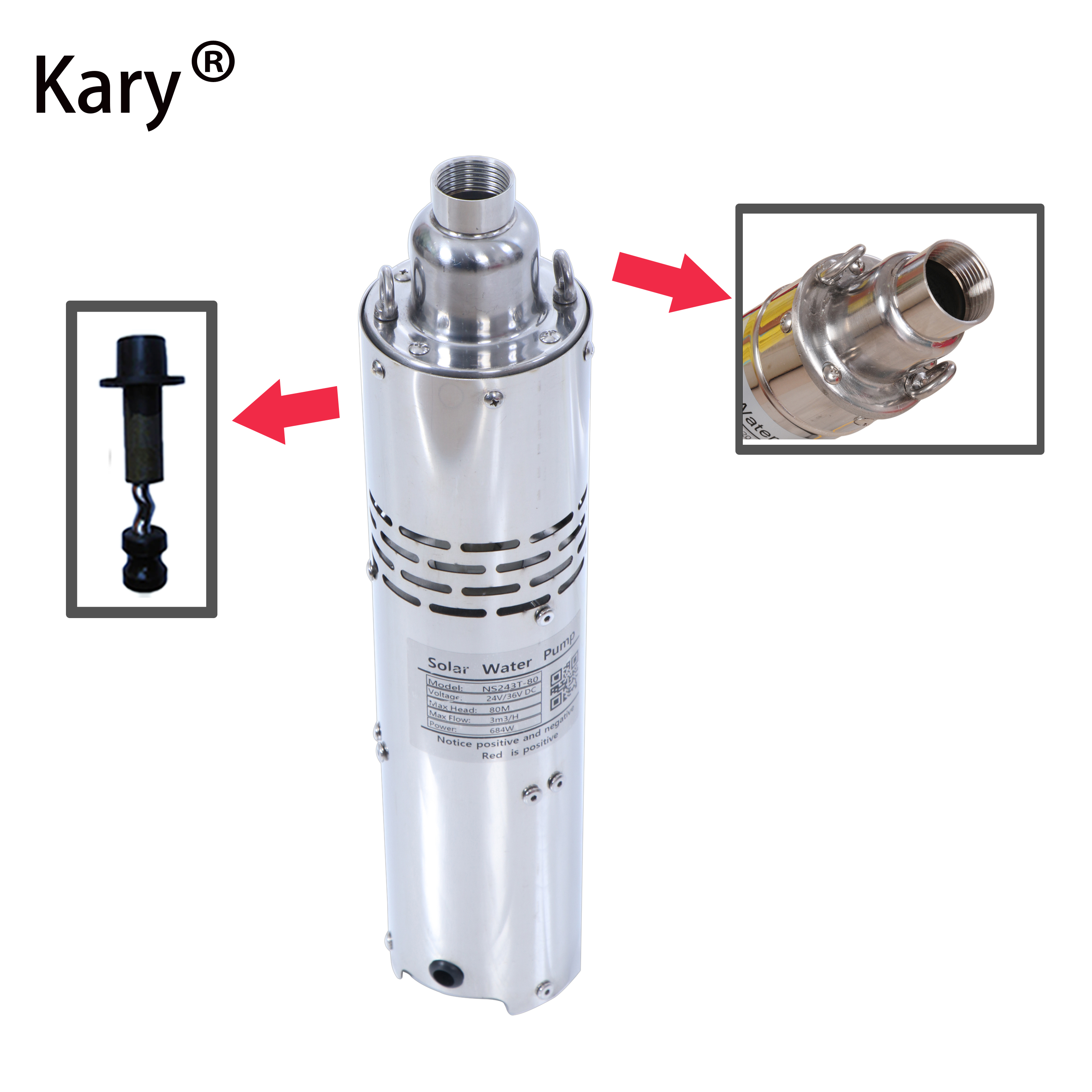 濟(jì)寧供應(yīng)48v60v72v電瓶車(chē)電動(dòng)車(chē)直流水泵大流量農(nóng)業(yè)灌溉無(wú)刷微型葉輪泵