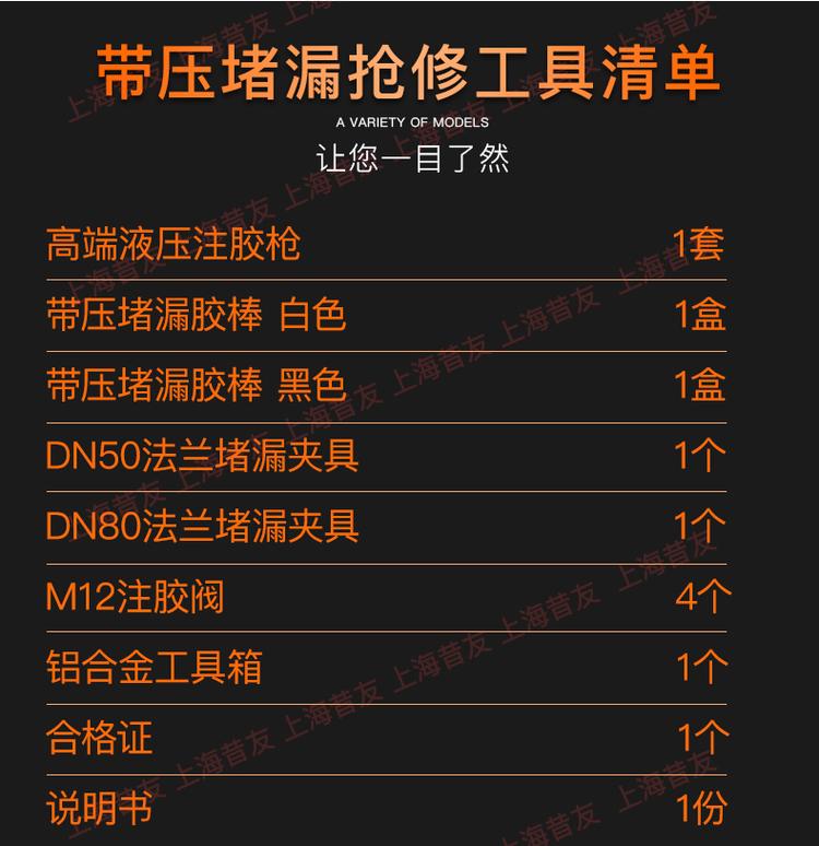 液化氣站帶壓堵漏工具手動(dòng)液壓泵法蘭卡具
