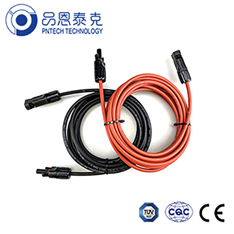 太陽能光伏發(fā)電系統(tǒng)用延長線 光伏電纜延長線連接器 雙頭連接器